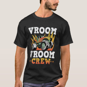 Vroom Vroom Crew Monstertruck Geburtstag T-Shirt