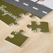 Vroom! Vroom! Pkw und Transportmuster Boy Puzzle (Seite)