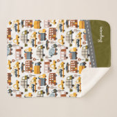 Vroom! Vroom! Pkw und Transportmuster Boy Sherpadecke (Vorderseite (Horizontal))