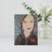 Vrouw Postkarte (Stehend Vorderseite)