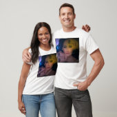 Vrouw Rand donker kleur T-Shirt (Unisex)