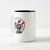 VS-24-SCOUTS / CAT-COMBO ZWEIFARBIGE TASSE (Vorderseite Links)