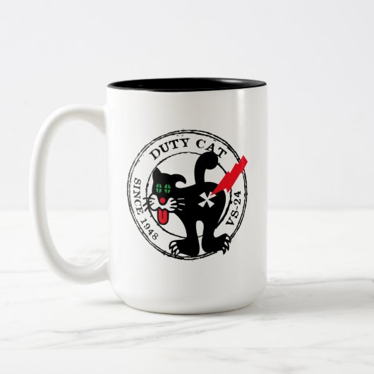 VS-24-SCOUTS / CAT-COMBO ZWEIFARBIGE TASSE (Links)
