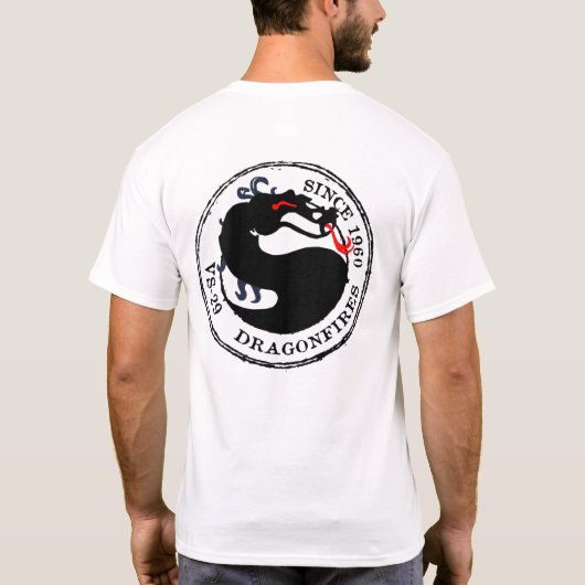 VS-29 DRAGONFIRES SEIT 1960 T-Shirt (Rückseite)