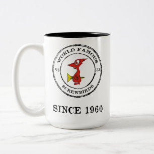VS-33 SCREWBIRDS SEIT 1960 ZWEIFARBIGE TASSE