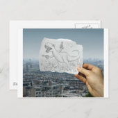 VS-Kamera - Dino Postkarte (Vorne/Hinten)