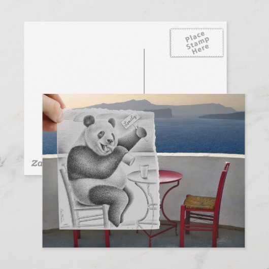 VS-Kamera - einsam Postkarte (Vorne/Hinten)