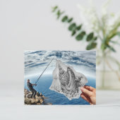 VS-Kamera - Hai Postkarte (Stehend Vorderseite)