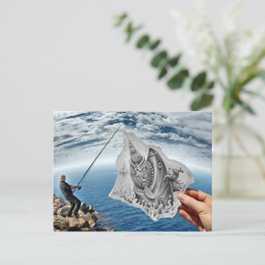 VS-Kamera - Hai Postkarte (Stehend Vorderseite)