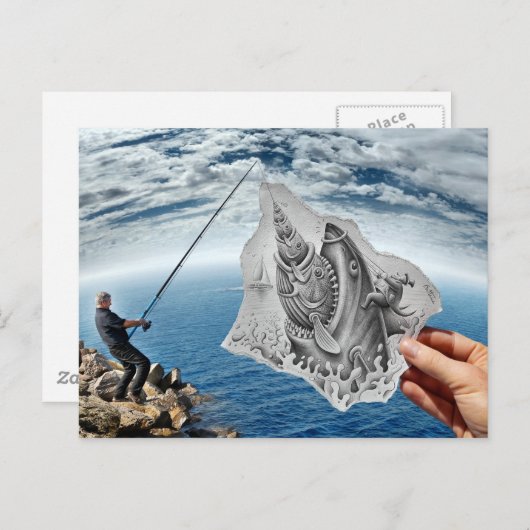 VS-Kamera - Hai Postkarte (Vorne/Hinten)