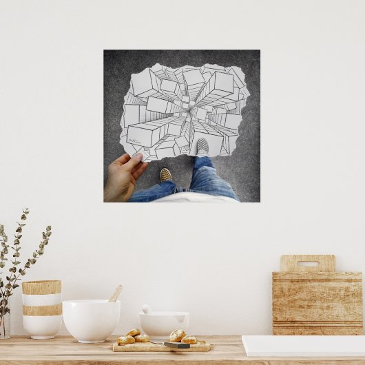 VS-Kamera - Vertigo Poster (Küche)