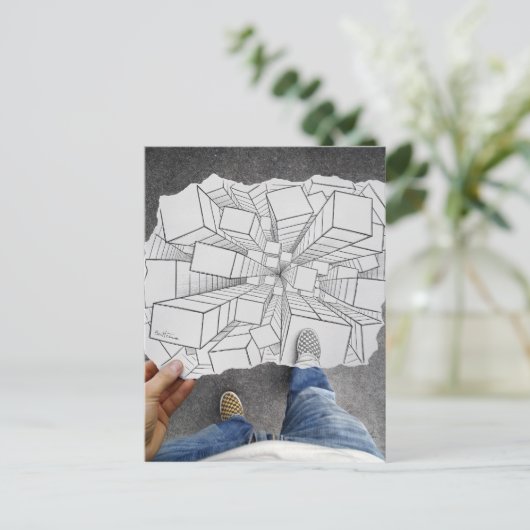 VS-Kamera - Vertigo Postkarte (Stehend Vorderseite)