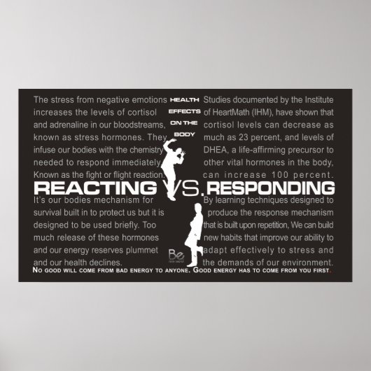 VS Responding Poster reagieren (Vorne)