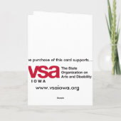 VSA-Feiertags-Karte - John Jannenga Feiertagskarte (Rückseite)