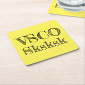 VSCO sksksk Rechteckiger Pappuntersetzer (angewinkelt)