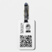 VSD-Gepäckmarke Gepäckanhänger (Rückseite vertikal)