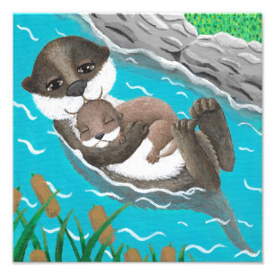 VTD "Otterly Adorable" 12x12 Kunstprint Fotodruck