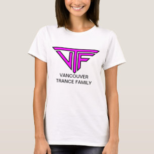 VTF Frauen (rosa Grenzlogos mit Text) T-Shirt
