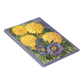 VTG Botanical Asters & Coneflowers SpiralNotebook Notizblock (Rechte Seite)