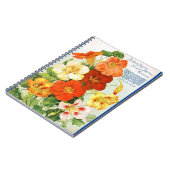 VTG Botanical Nasturtiums SpiralNotebook Notizblock (Linke Seite)