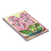 VTG Botanical Water Hyacinth Spiral Notebook Notizblock (Rechte Seite)
