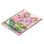 VTG Botanical Water Hyacinth Spiral Notebook Notizblock (Linke Seite)