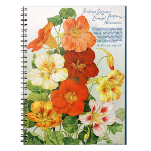 VTG Botanische Kapuzinerkresse Spiralblock Notizblock