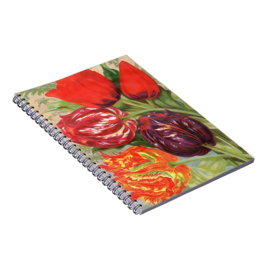 VTG Botanisches Tulip-Notebook Notizblock (Rechte Seite)