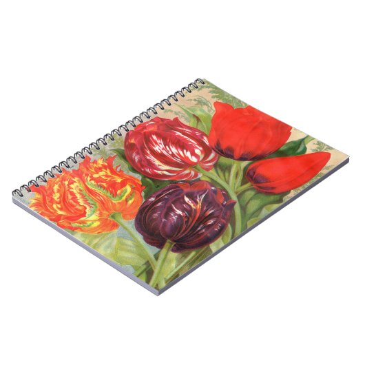 VTG Botanisches Tulip-Notebook Notizblock (Linke Seite)
