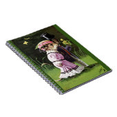 VTG Romantic Mouse Couple Spiral Notebook Notizblock (Rechte Seite)