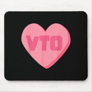 Vto Herz Valentinstag Süßigkeiten Swagazon Ociate  Mousepad