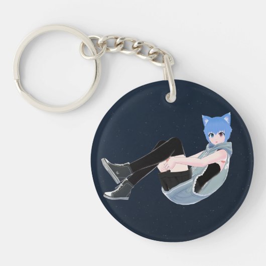 VTuber Key Chain Nao Nyan Schlüsselanhänger (Vorderseite)