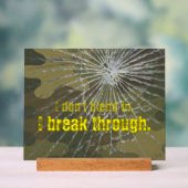 VTVB-BREAKTHRU1-AS - Acrylic Sign Acrylschild (Neutral)