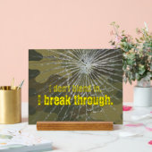 VTVB-BREAKTHRU1-AS - Acrylschild (Hochzeit)