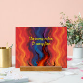 VTVB-I-CARRYFIRE-AS - Acrylschild (Hochzeit)