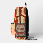 VTVB-LEGACY2-BP - Druck Schneiden der Nähtasche Bedruckter Rucksack (Rechts)