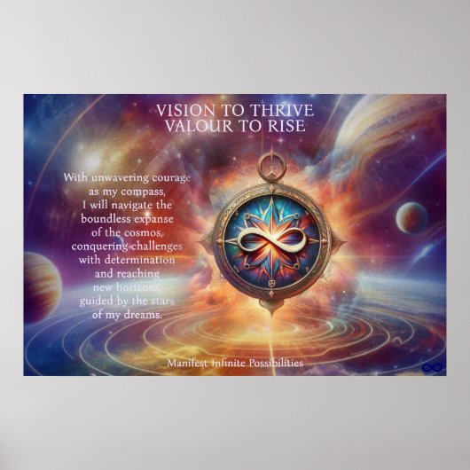 VTVR-ABSTRACTCOMPASS1-POSTER - POSTER (Vorne)