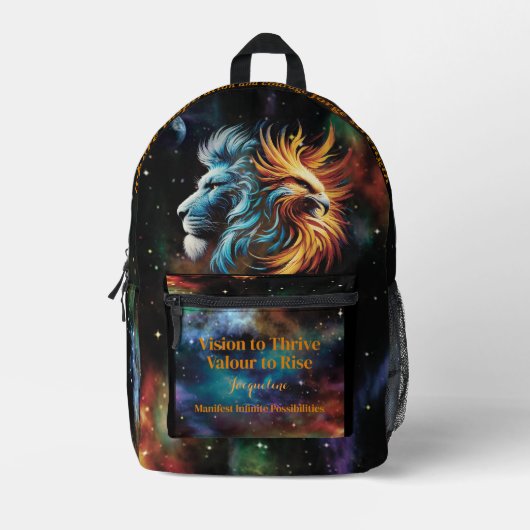 VTVR-PHOENIXLION1-BP - Backpack Bedruckter Rucksack (Vorderseite)