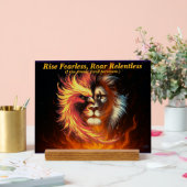 VTVR-PHOENIXLION36-AS - Acrylschild (Hochzeit)