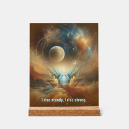 VTVR-RISESTEADY-AS - Acrylschild