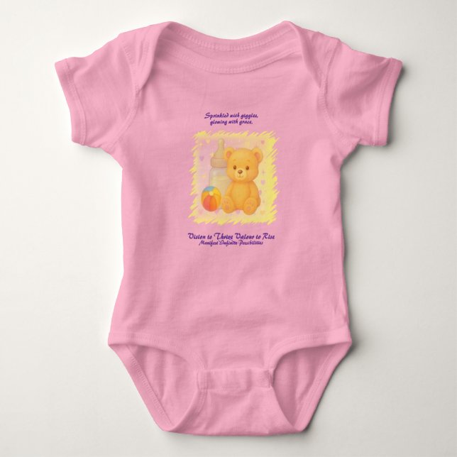 VTVR-SPRINKLEDGIGGLES2-BB - Baby Bodysuit Baby Strampler (Vorderseite)