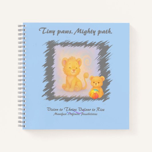 VTVR-TINYPAWS-J - Journal Notizblock (Vorderseite)