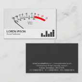 VU-Meter 01 Visitenkarte (Vorne/Hinten)