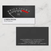 Vu-Meter 02 Visitenkarte (Vorne/Hinten)