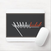 Vu-Meter-analoges Volumen-Audiophile Geschenk Mousepad (Mit Mouse)