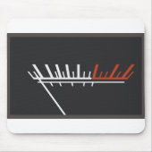 Vu-Meter-analoges Volumen-Audiophile Geschenk Mousepad (Vorne)