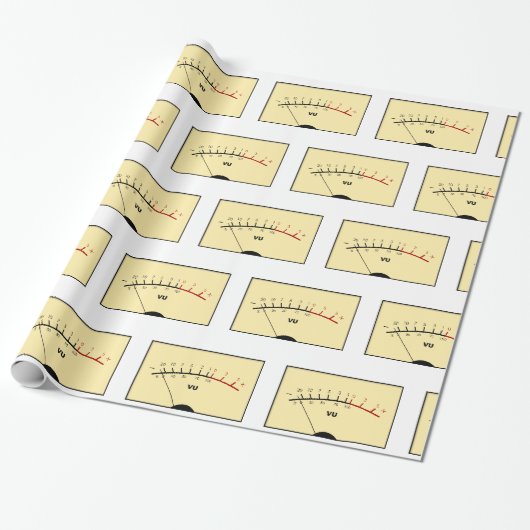 VU-Meter Geschenkpapier (Ungerollt)