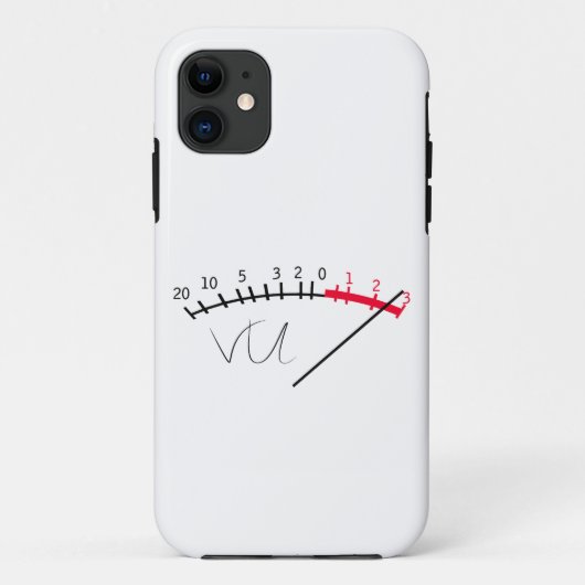 VU-Meter Schallpegel Studio Case-Mate iPhone Hülle (Rückseite)