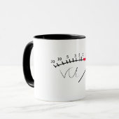 VU Meter Sound Level Studio Tasse (Vorderseite Links)