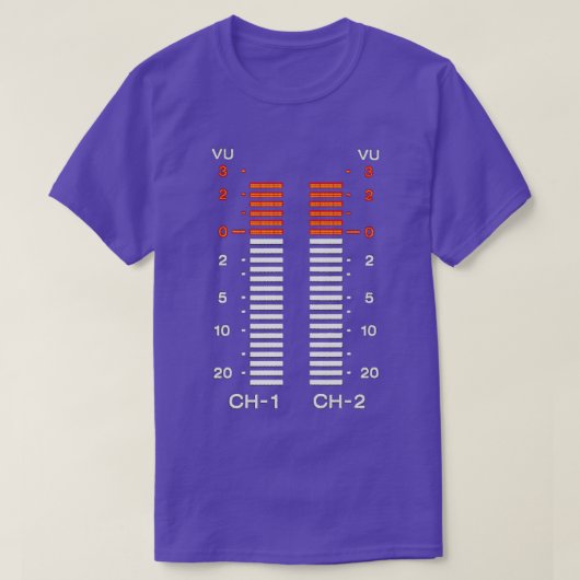 VU-Meter T-Shirt (Design vorne)